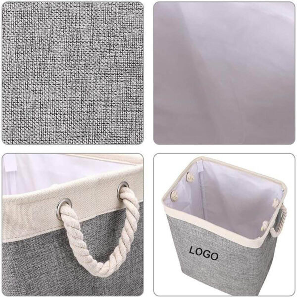 GA1068---Collapsible Laundry Basket With Handles - Image 4