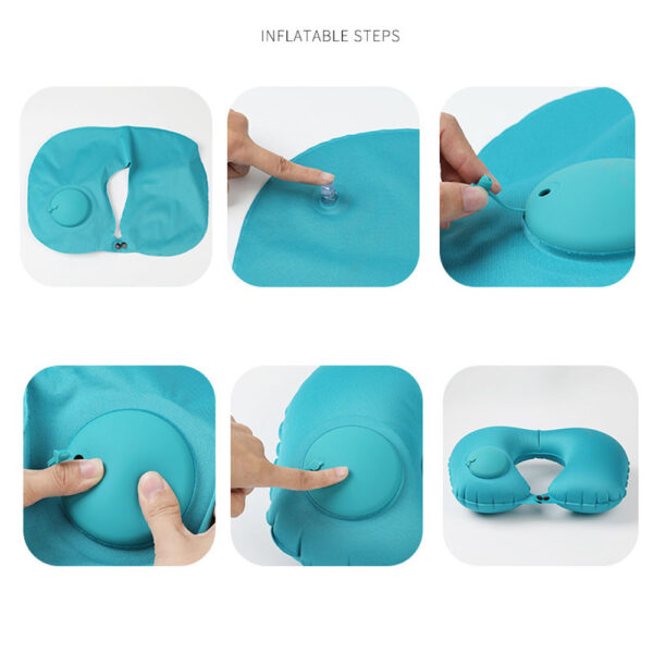 GA1549---Pressed Inflatable U-Shaped Neck Pillow - Image 4