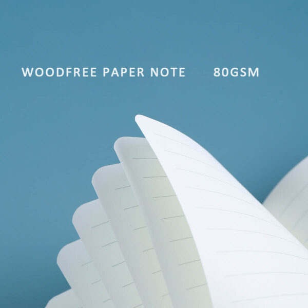 GA8002---Pu Cover Dotted Lined Journal Notebook - Image 4