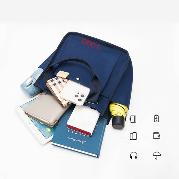 GA8099---Women Canvas Hand Bag - Image 4