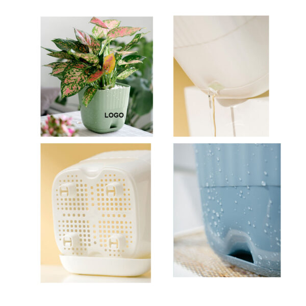 GA8272---Plastic Succulent Plant Indoor Flower Pots - Image 4