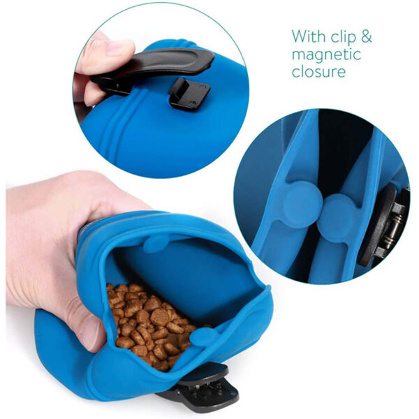 GA8311---Portable Silicone Dog Treat Bag - Image 4