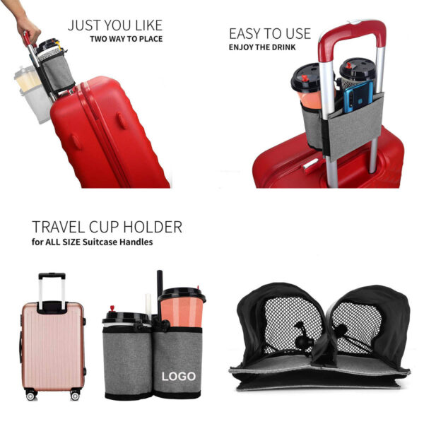 GA8326---Luggage Travel Cup Holder Free Hand - Image 4
