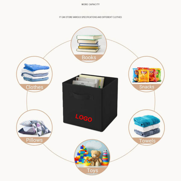 GA8325---Foldable Non Woven Fabric Storage Box - Image 5