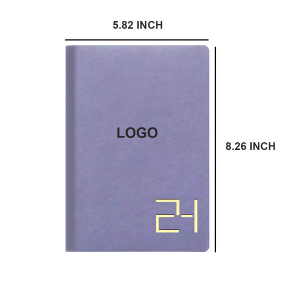 GA8584---A5 Notebooks 2024 Daily Planner - Image 2