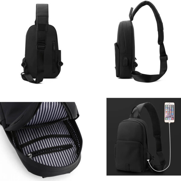 GA1001--Sling Backpack Crossbody Chest Bag - Image 3