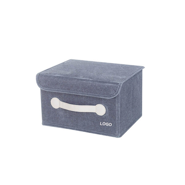 GA1214---Linen Fabric Foldable Storage Bin