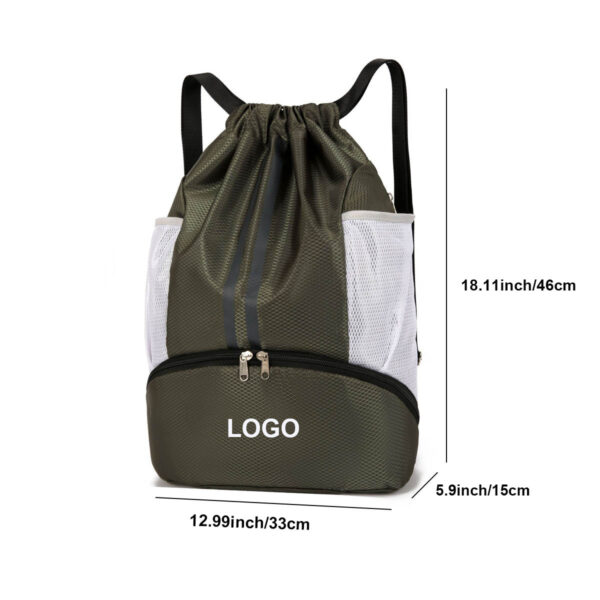 GA1213---Sports Soccer Basketball Bag - Image 2