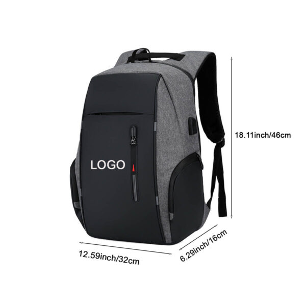 GA1112---Travel Laptop Backpack With usb Charging Port - Image 2