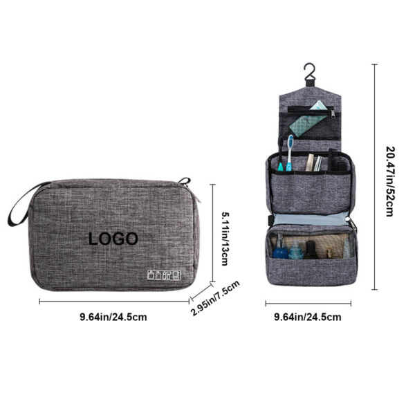 GA1228---Travel Toiletry Bag With Hanging Hook - Image 2