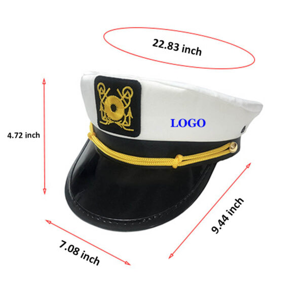 GA1265---Sailor Captain Hat Playboy Party - Image 2