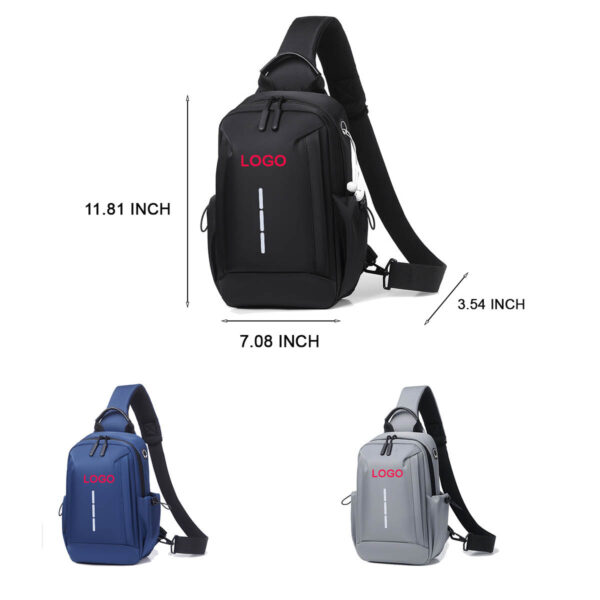 GA1125---Sling Bag Crossbody Backpack For Men - Image 2