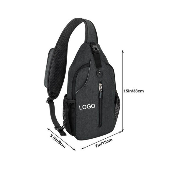 GA1128---Travel Hiking Crossbody Sling Backpack - Image 2