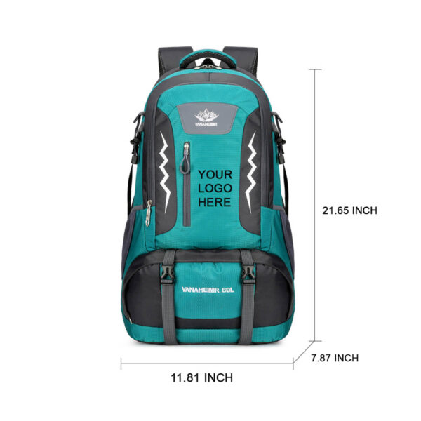 GA1135---Hiking Travel Mountaineering Backpack 60L - Image 2