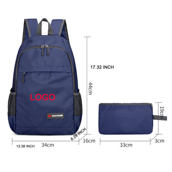 GA1141---Lightweight Hiking Camping Backpack Foldable - Image 2