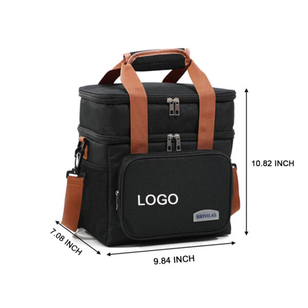 GA1150---Double-Layer Insulated Lunch Bag - Image 2