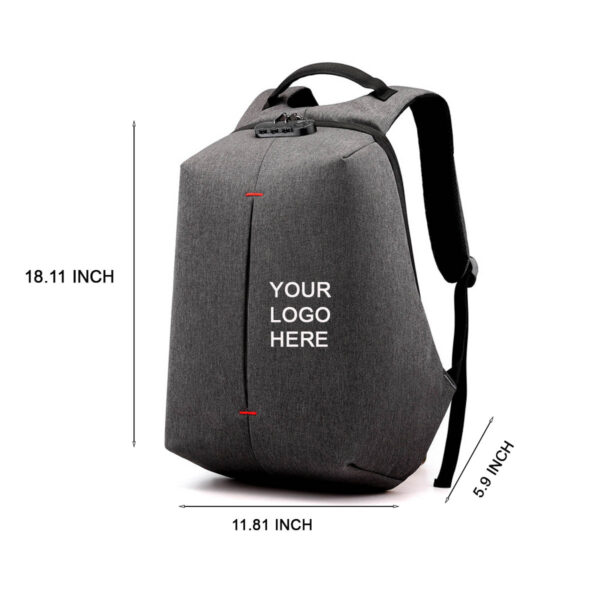 GA1163---15.6 Inch Travel Laptop Bag Rucksack - Image 2