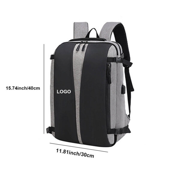 GA1203---Business Travel Laptop Backpack USB Charging - Image 2