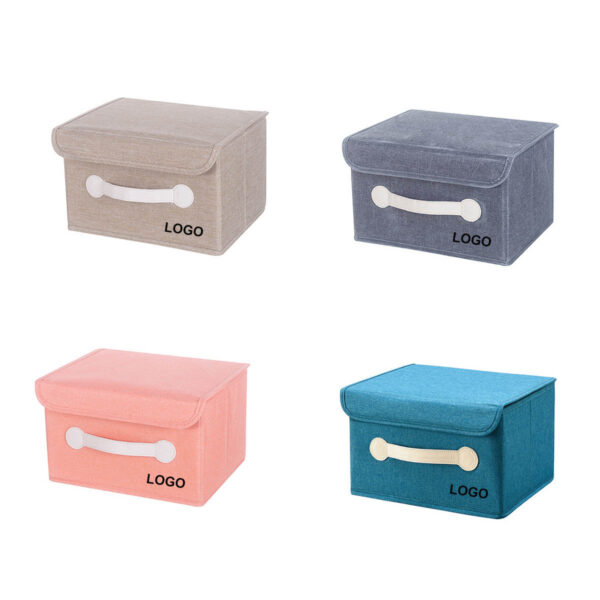 GA1214---Linen Fabric Foldable Storage Bin - Image 3