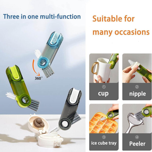 GA1248---3 in 1 Multifunctional Cleaning Brush - Image 3
