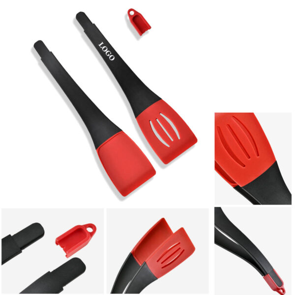GA1268---Silicone Cooking Tongs 3-in-1 - Image 3