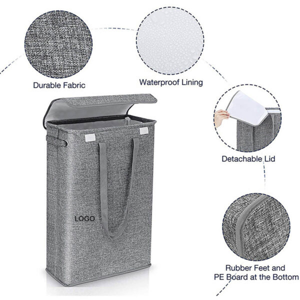 GA1121---Foldable Laundry Hamper Storage Bin - Image 3