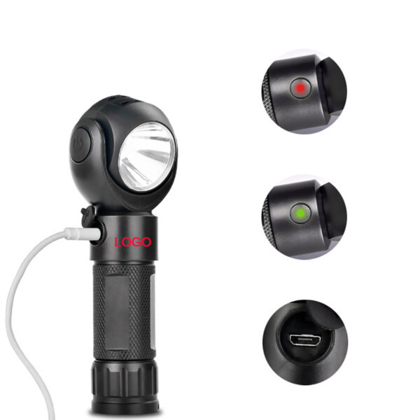 GA1140---Rechargeable Flashlights T6 COB Work Light - Image 3