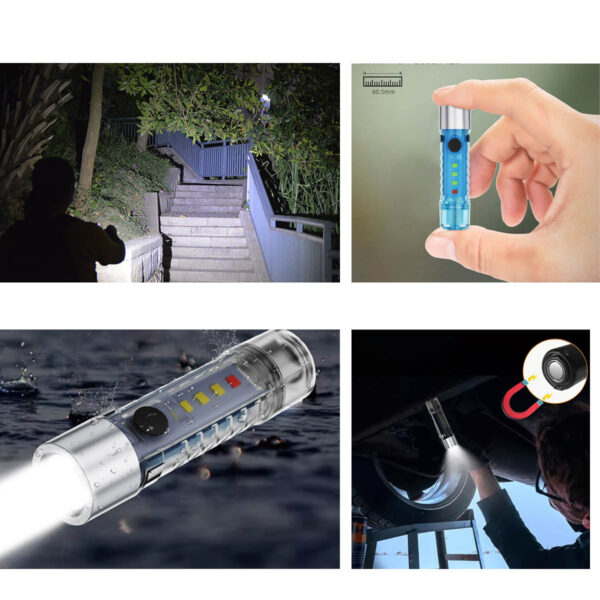 GA1169---Rechargeable Mini Pocket Flashlight - Image 3