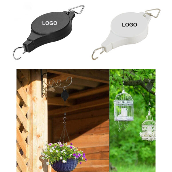 GA1199---Retractable Pulley Plant Hanger - Image 3
