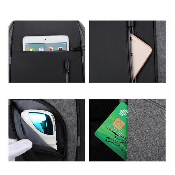 GA1112---Travel Laptop Backpack With usb Charging Port - Image 4
