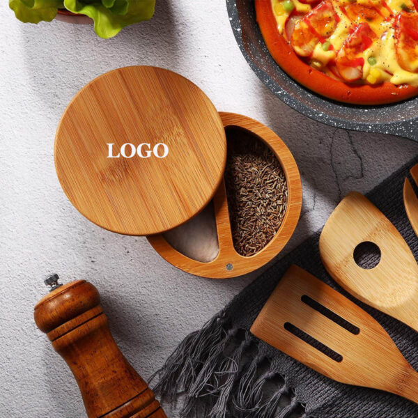 GA1261---Bamboo Salt Pepper Bowl - Image 4