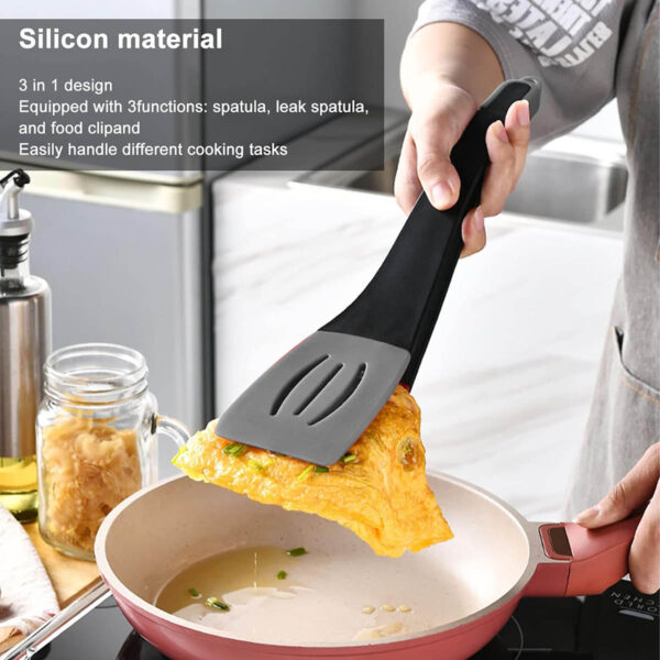 GA1268---Silicone Cooking Tongs 3-in-1 - Image 4