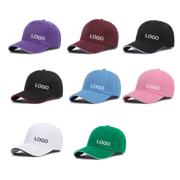 GA1159---Adjustable Plain Baseball Cap - Image 4
