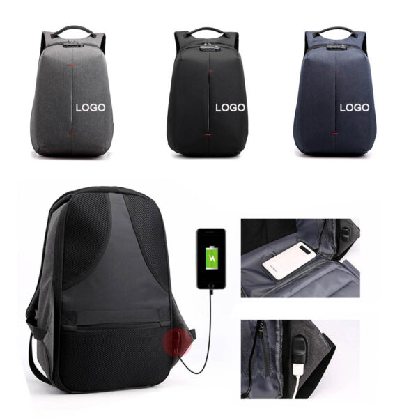 GA1163---15.6 Inch Travel Laptop Bag Rucksack - Image 4