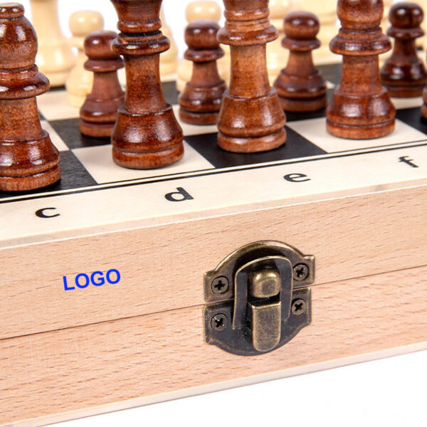 GA1201---Magnetic Wooden Chess Set - Image 4
