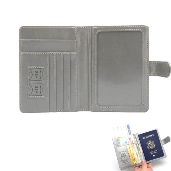 GA1238---RFID Blocking Leather Passport Holder - Image 4