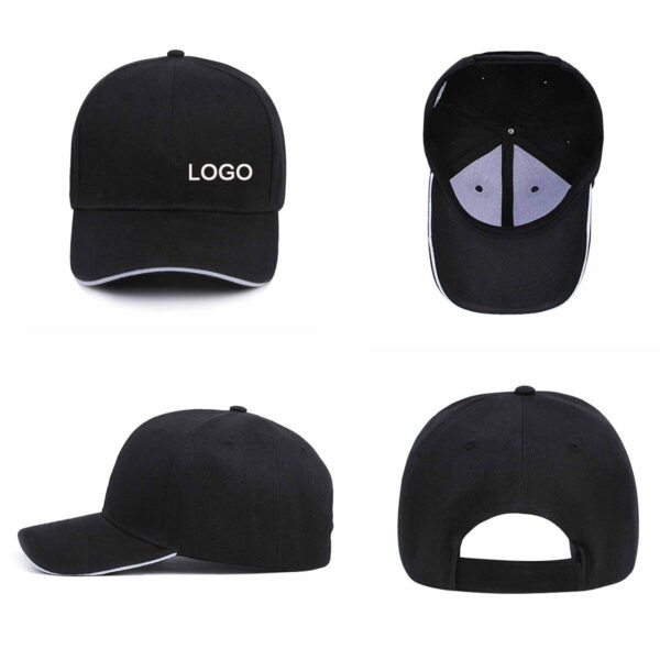 GA1159---Adjustable Plain Baseball Cap - Image 5