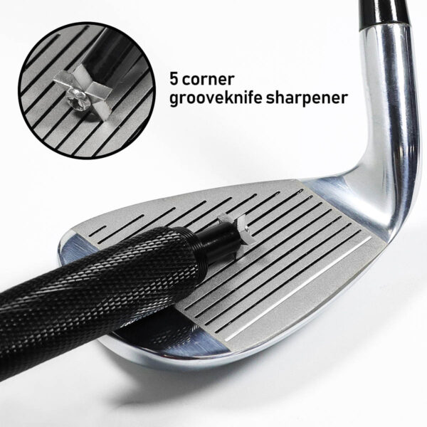 GA1257---Golf Groove Sharpener With 5 Heads - Image 5