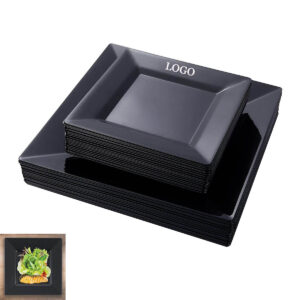 GA1383---Plastic Party Plates 6.5 Inch