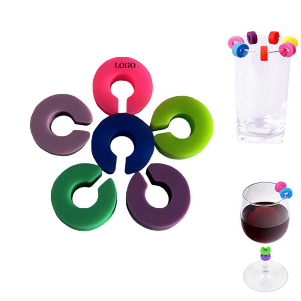 GA1397---Silicone Wine Glass Drink Marker
