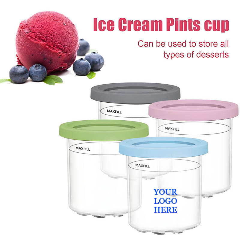 GA1410---Plastic Ice Cream Pints Cup