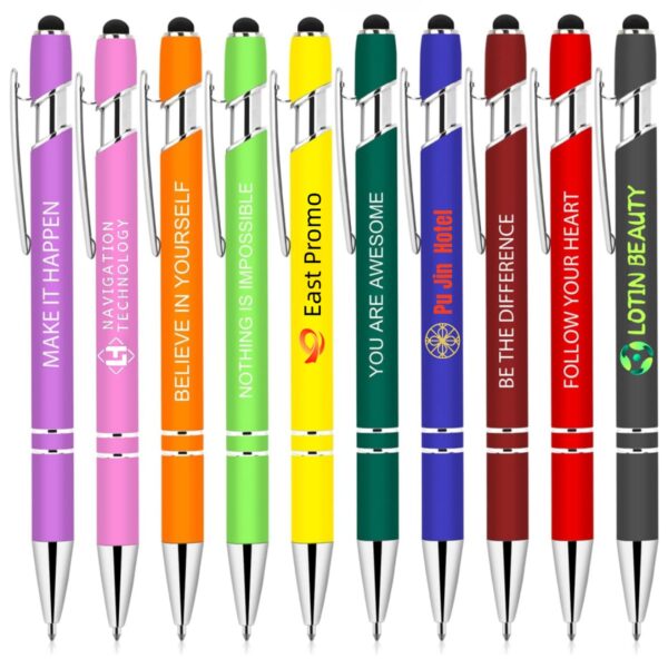 GA6019---Inspirational Metal Ballpoint Pens Black