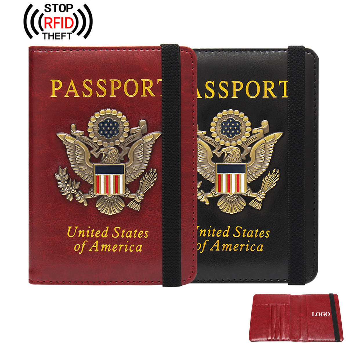 GA1290---RFID Blocking Passport Holder