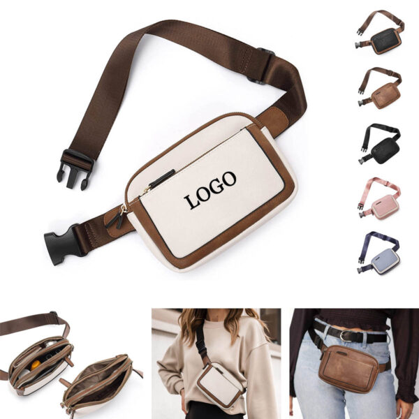 GA1441---Leather Crossbody Fanny Pack