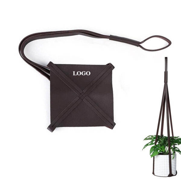GA1276---Leather Plant Hanger