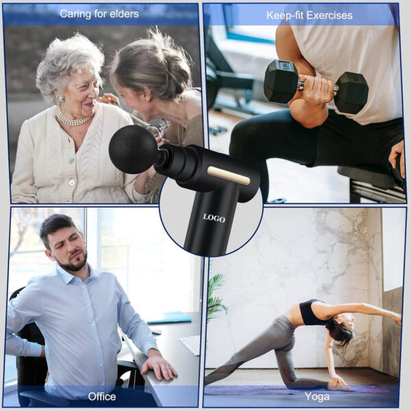 GA1423---Mini Massage Gun With 6 Speeds - Image 4