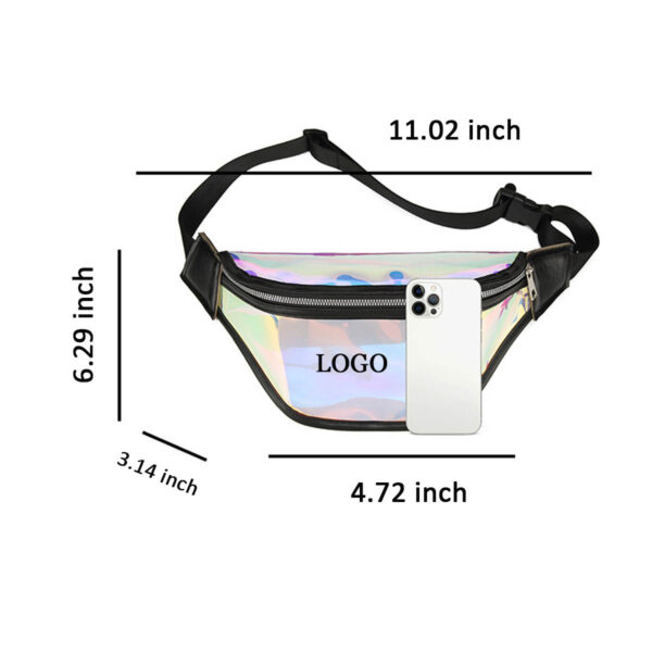 GA1391---Clear Fanny Pack Stadium Approved - Image 2