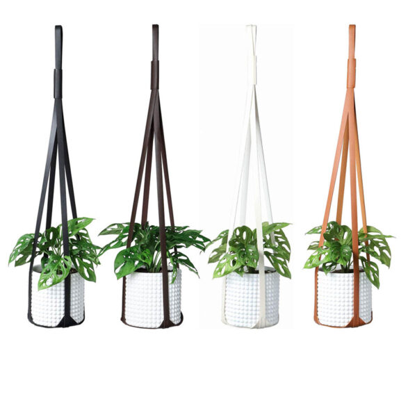 GA1276---Leather Plant Hanger - Image 2