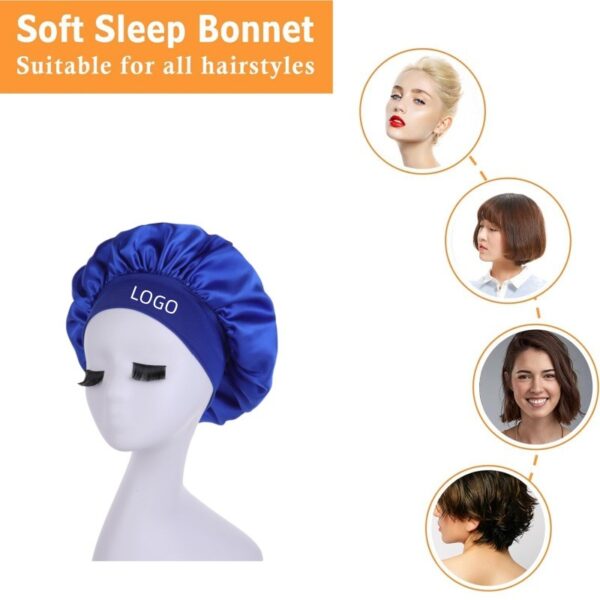 GA6001---Women Sleep Caps Satin Bonnet - Image 2