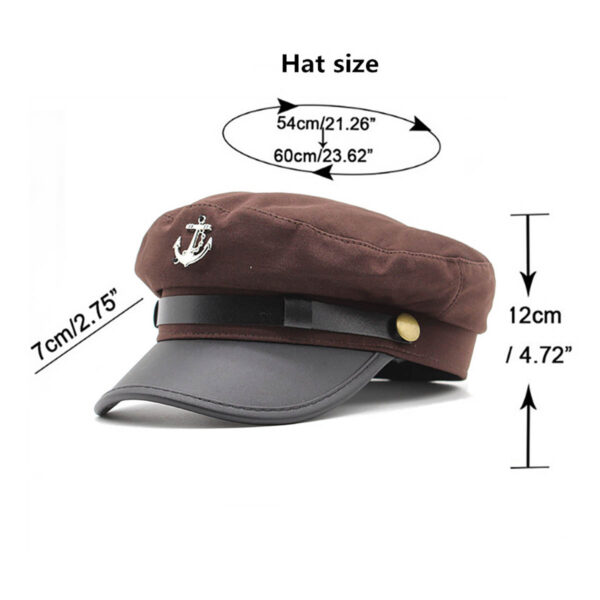 GA1279---Captain Skipper Anchor Hat - Image 2